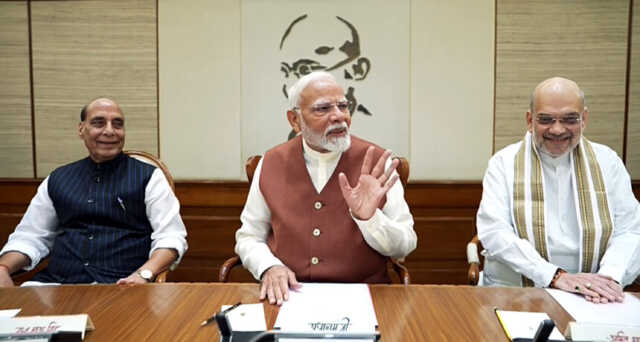 Pm Narendra Modi Chairs His First Union Cabinet Meeting